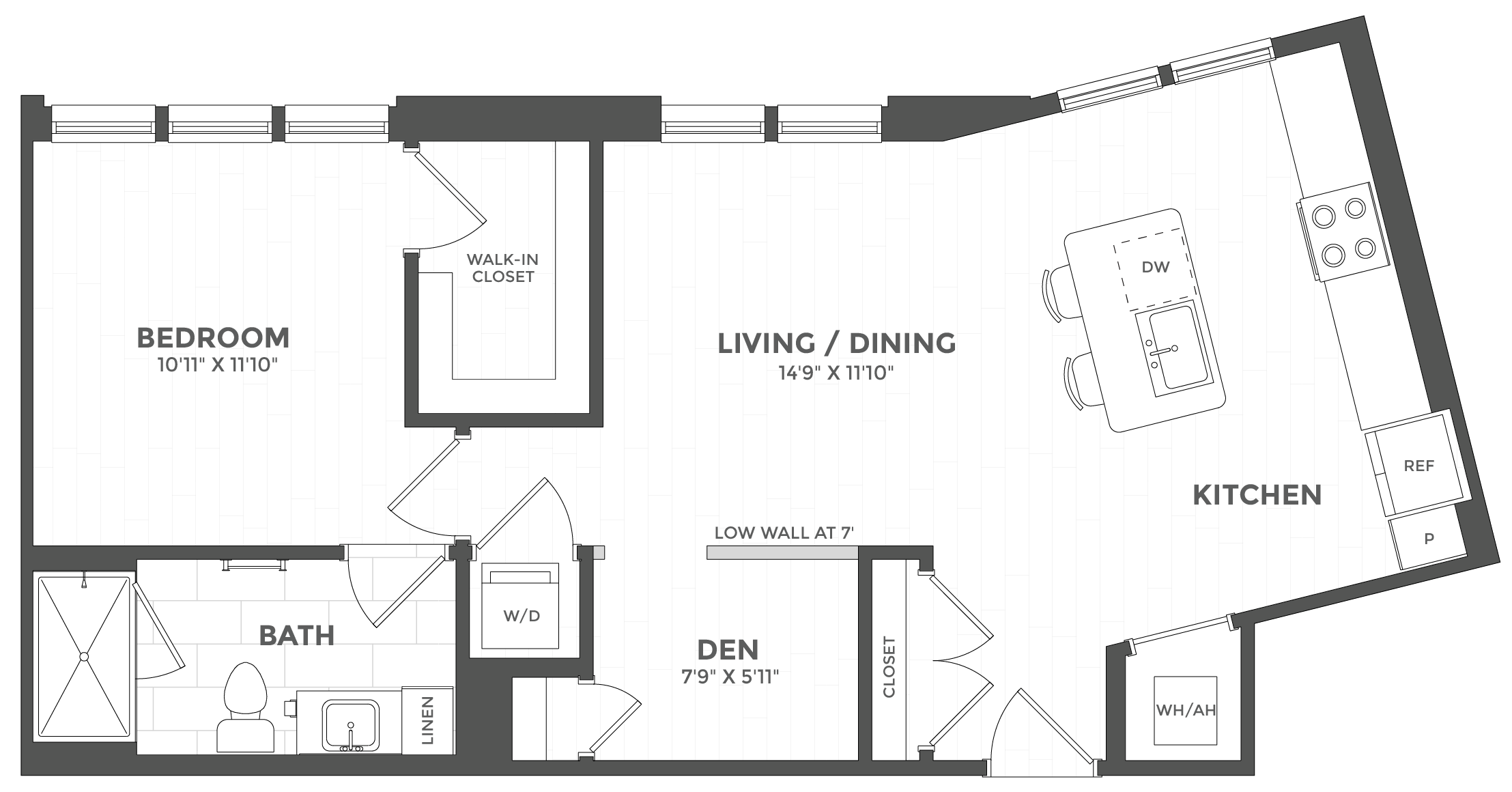 Floor Plan Image of Apartment Apt 256